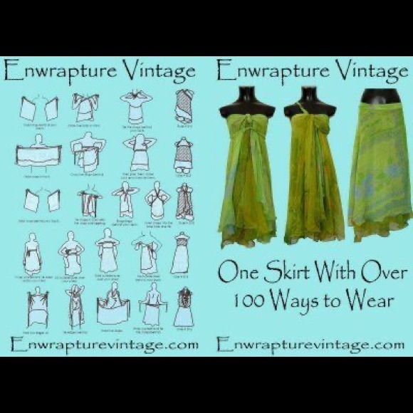 One skirt over 100 ways to wear!  So versatile this skirt/dress/top is fabulous! - Picture 16 of 16